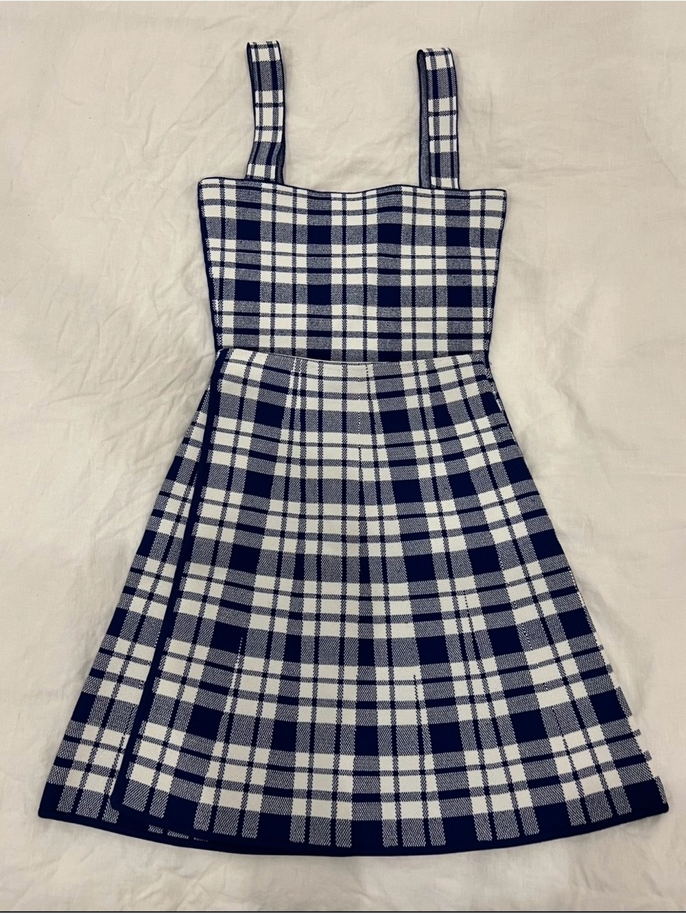 Scanlan Theodore Navy & White Plaid Two-Piece Set - Picture 2 of 7